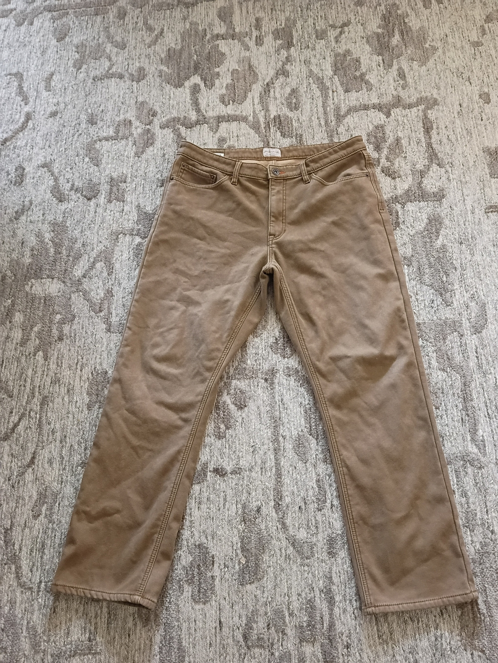 Men's Weatherproof Vintage Fleece Lined Jeans 36x30 Regular Fit Heavyweight Wint